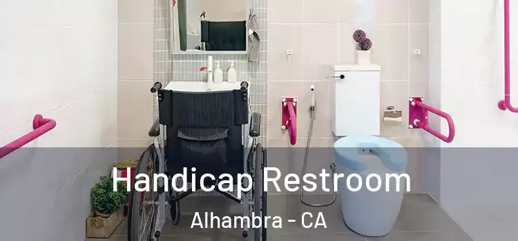  Handicap Restroom Alhambra - CA